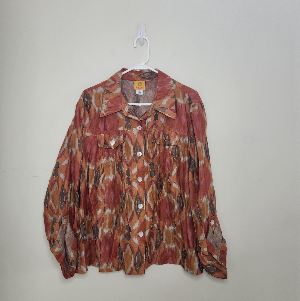 Women's Ruby Rd Button Front Top Sz 22W